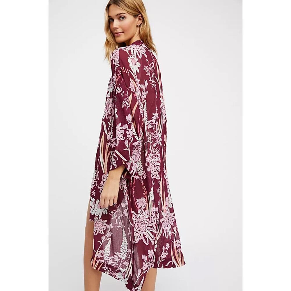 Free People If You Say So Kimono Midi Length Sz XS / S